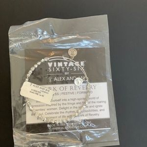 RARE NWT Alex & Ani VIntage Sixty-Six beaded bracelet